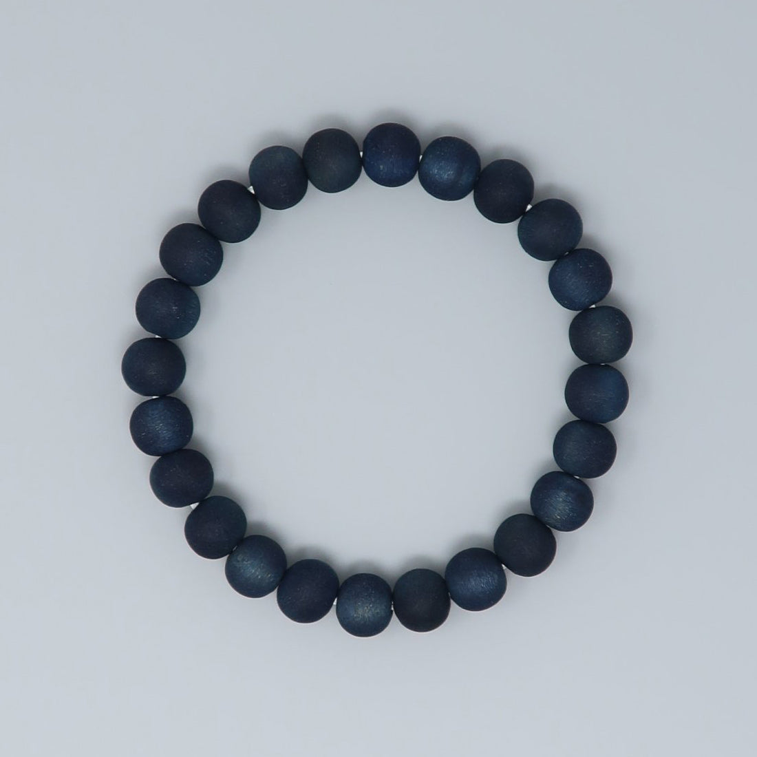Aizen indigo wild cherry tree wood Bracelet – 京都あさひ屋－Kyoto