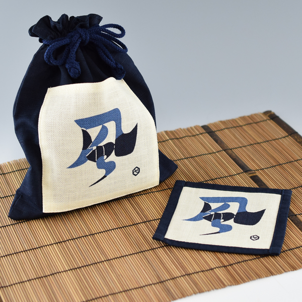 Cotton Drawstring bag Pouch - Keisuke Serizawa 3 Patterns