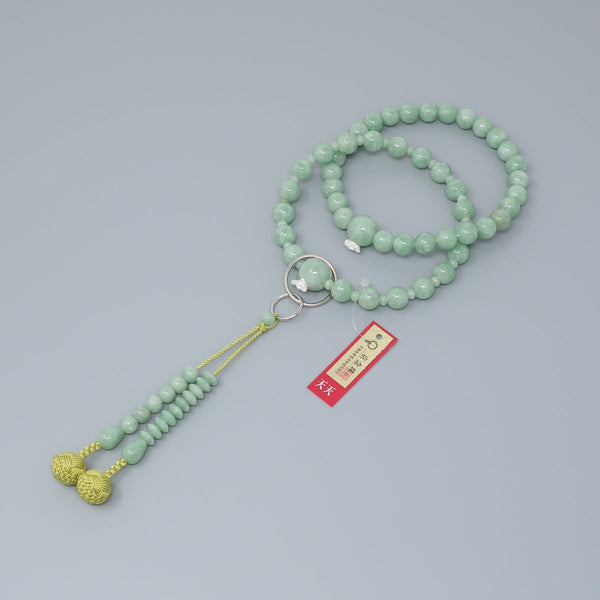 Burmese Jade Jōdo Juzu Prayer beads