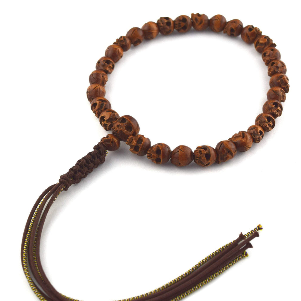 Amazon.co.jp: Butsudanya Takita Shoten Special Bracelet Prayer Beads Wooden  Bracelet Skull Carved (Skull Carved), Tsuge Plant, 0.4 inch (10 mm) Ball,  Inner Circumference: Approx. 6.9 inches (17.5 cm); Prayer Beads : Home &  Kitchen