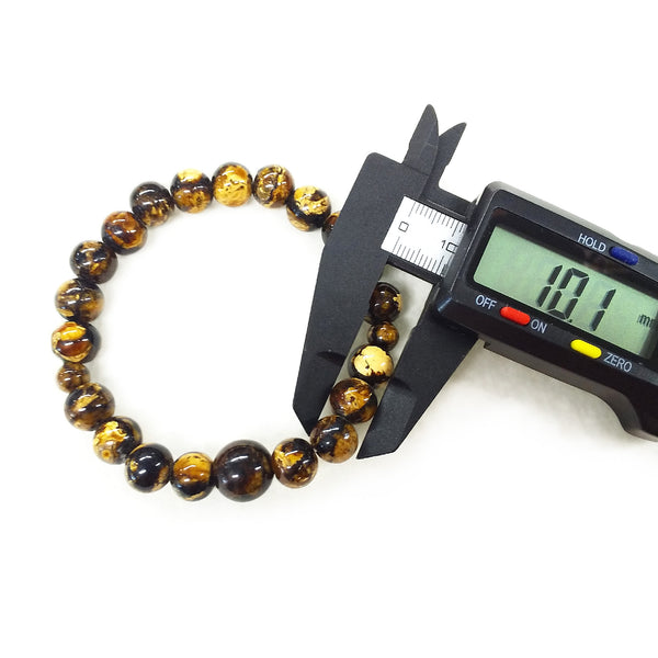 10mm China Fushun Amber Bracelet