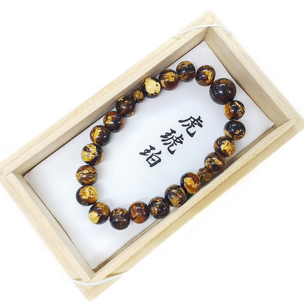 10mm China Fushun Amber Bracelet
