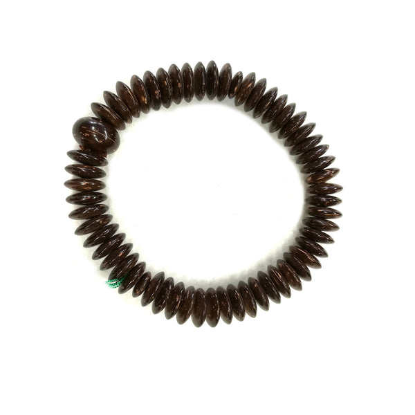 10mm Coconut Wood Abacus beads Bracelet