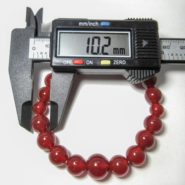 10mm Red Agate Bracelet