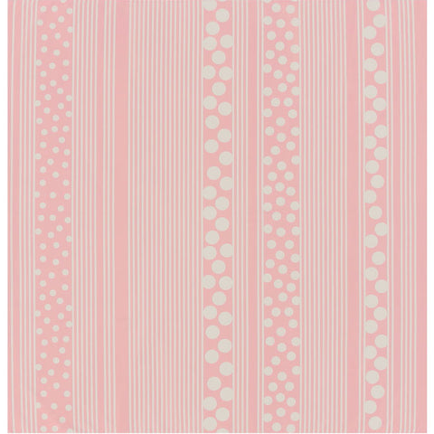 100cm Polyester Water-repellent Furoshiki - Polka dots Stripe Pink