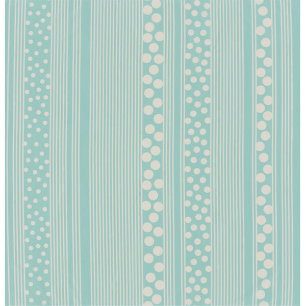 100cm Polyester Water-repellent Furoshiki - Polka dots Stripe Green