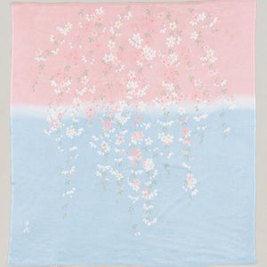 45cm / 68cm Rayon Furoshiki - Chiyo Uno Weeping Cherry Blossoms Pink