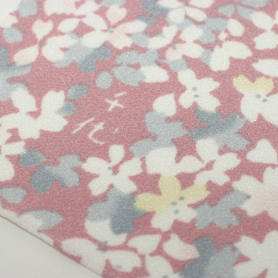 50cm / 70cm Polyester Furoshiki - Chiyo Uno Spring in Full Bloom Pink