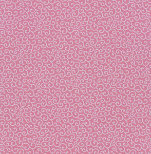105cm Cotton Furoshiki - Karakusa Stripe Pink