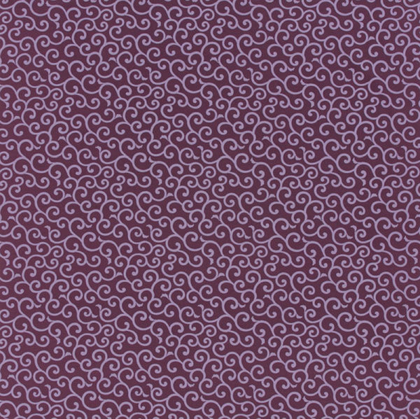 105cm Cotton Furoshiki - Karakusa Stripe Purple