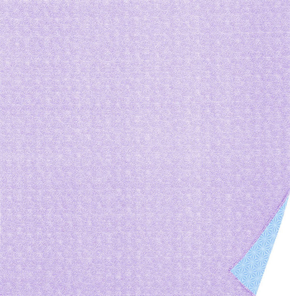 Cotton Furoshiki - Reversible Purple × Blue