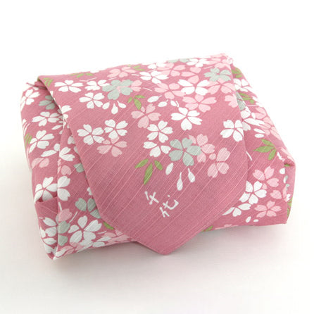 50cm Cotton Furoshiki - Chiyo Uno Himezakura Pink