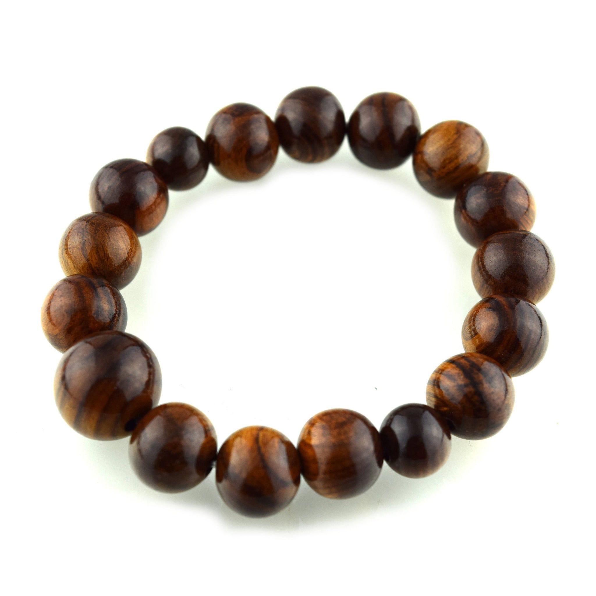 13mmSendanWoodBraceletnobossa_