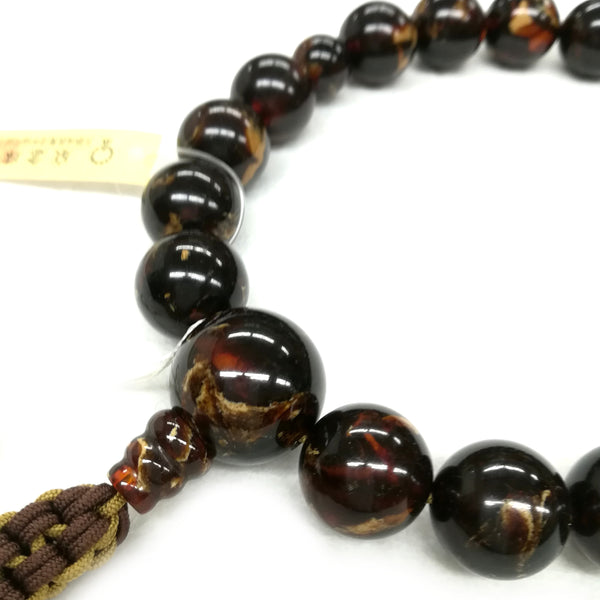 15.8mm Amber Juzu Prayer beads