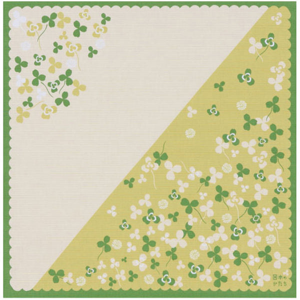 50cm Cotton Furoshiki - Beige clover