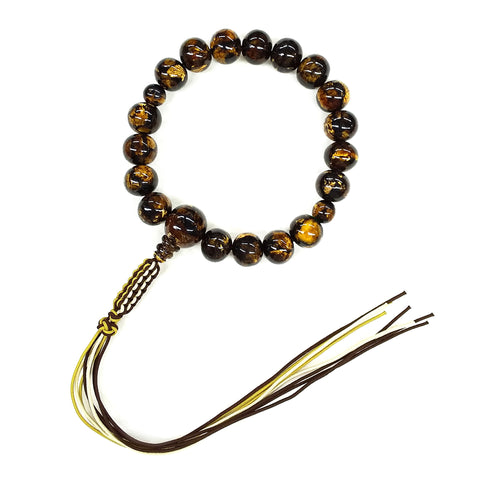18mm China Fushun Amber Juzu Prayer beads