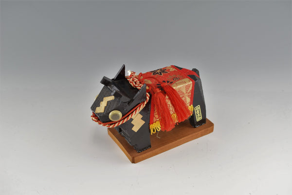 Japanese Traditional Wood Cow Ornamemt