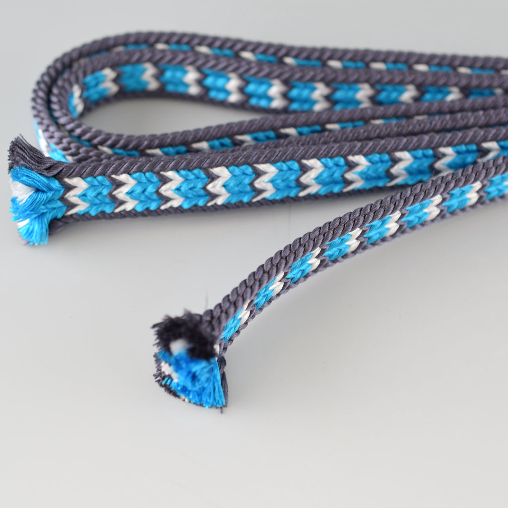 Japanese Handmade Blue Kumihimo Silk Braided Belt for Kimono – 京都あさひ屋－Kyoto  Asahiya