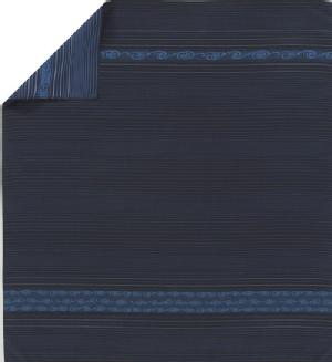 90cm Cotton Furoshiki - Blue wave