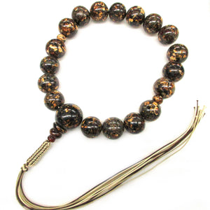 38mm Amber Juzu Prayer beads
