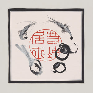 50cm Cotton Furoshiki - Itō Jakuchū painting