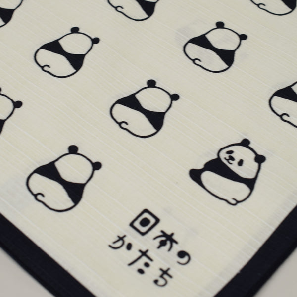 50cm Cotton Furoshiki - Panda Cream