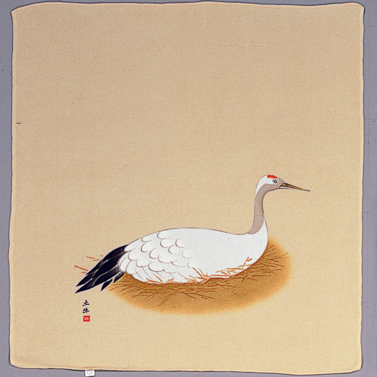55cm  75cm Silk Furoshiki - Togyū Okumura Nesting