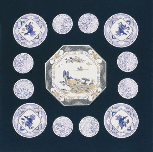 105cm Cotton Furoshiki - plate