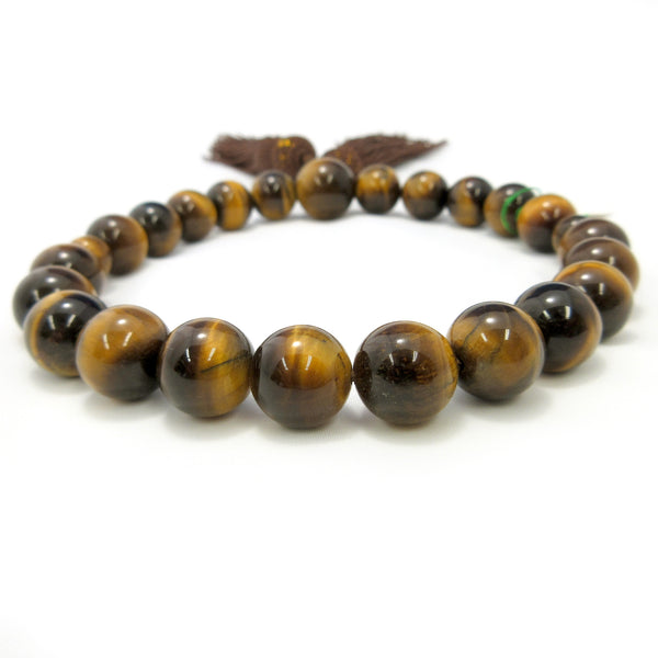12mm Brown Tiger Eye Juzu Prayer beads