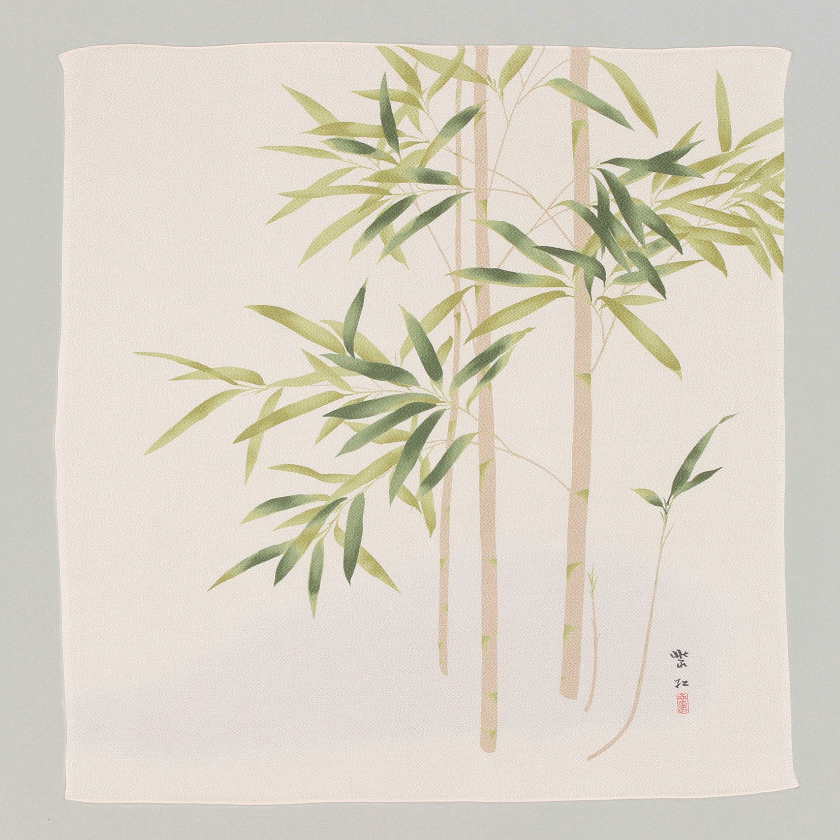 68cm Silk Furoshiki - Shikō Imamura Bamboo