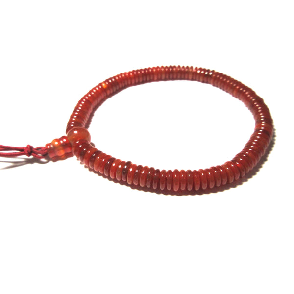 6mm 108 beads Red Agate Bracelet