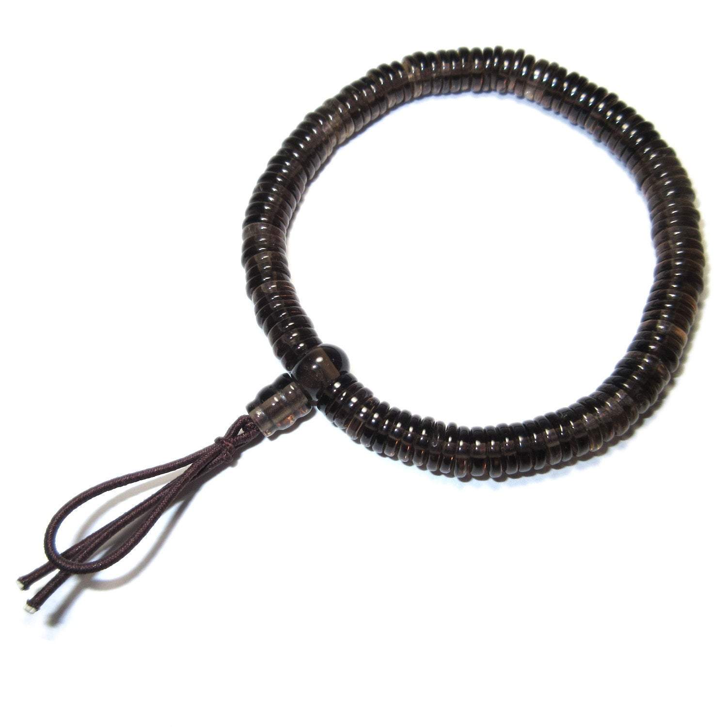 6mm 108 beads Smoky Quartz Bracelet