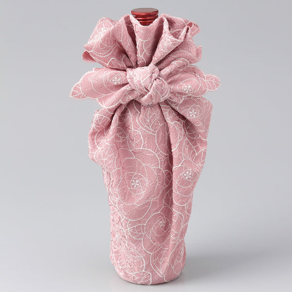 70cm Polyester Furoshiki - Royal Lace Pink Rose