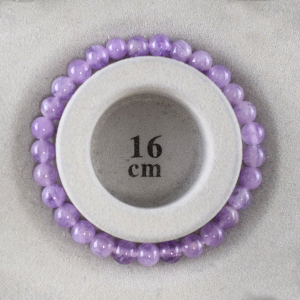 7mm Lavender Amethyst Bracelet