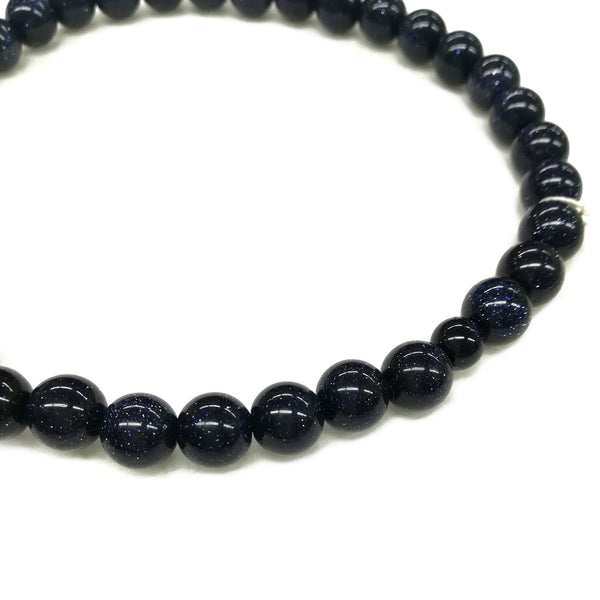 8mm Blue Goldstone Juzu Prayer beads