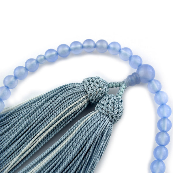 Blue Chalcedony Juzu Prayer beads