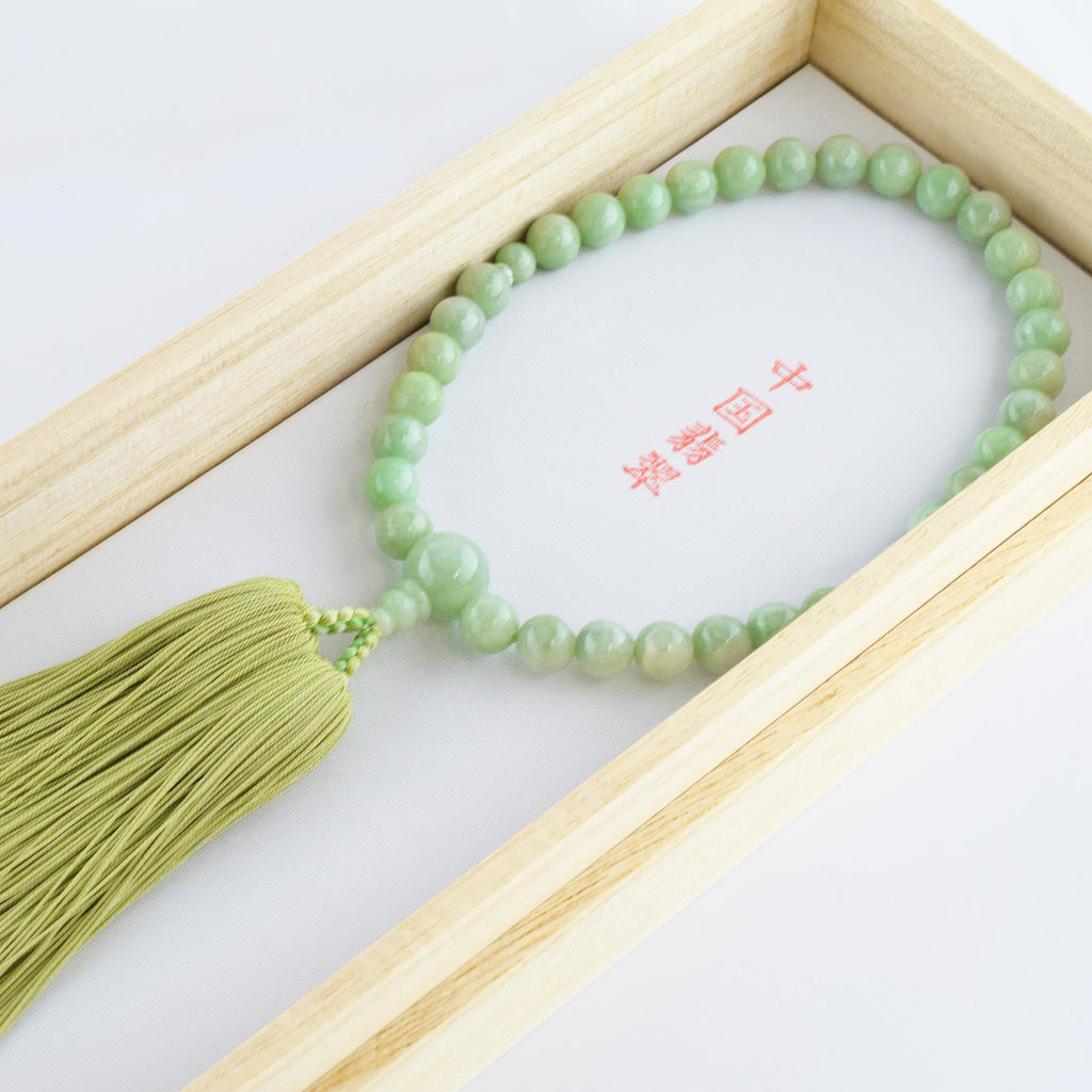 Natural Green Jade Dragon Pattern Lucky Bead Bracelet – FS Treasure