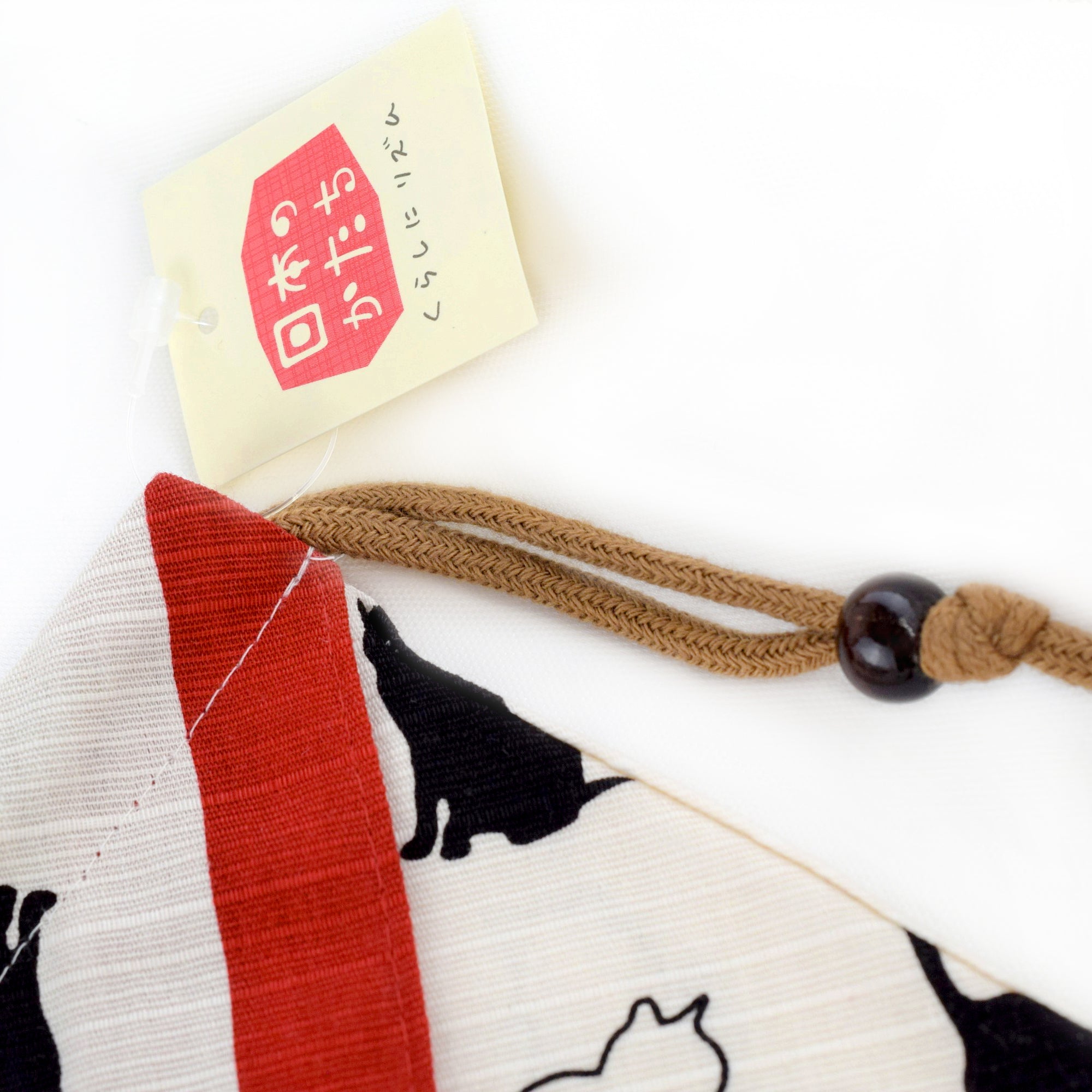 Kinchaku Bento Bag - Cat & Panda – 京都あさひ屋－Kyoto Asahiya