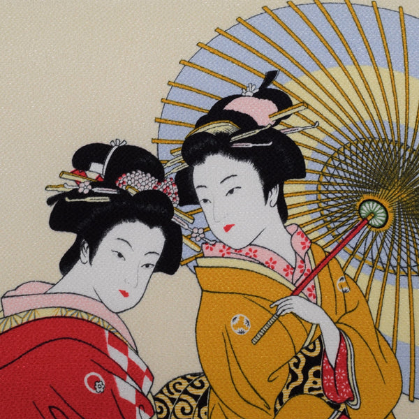 68cm Rayon Furoshiki - Ukiyo-e 7 Patterns - 京都あさひ屋－Kyoto Asahiya