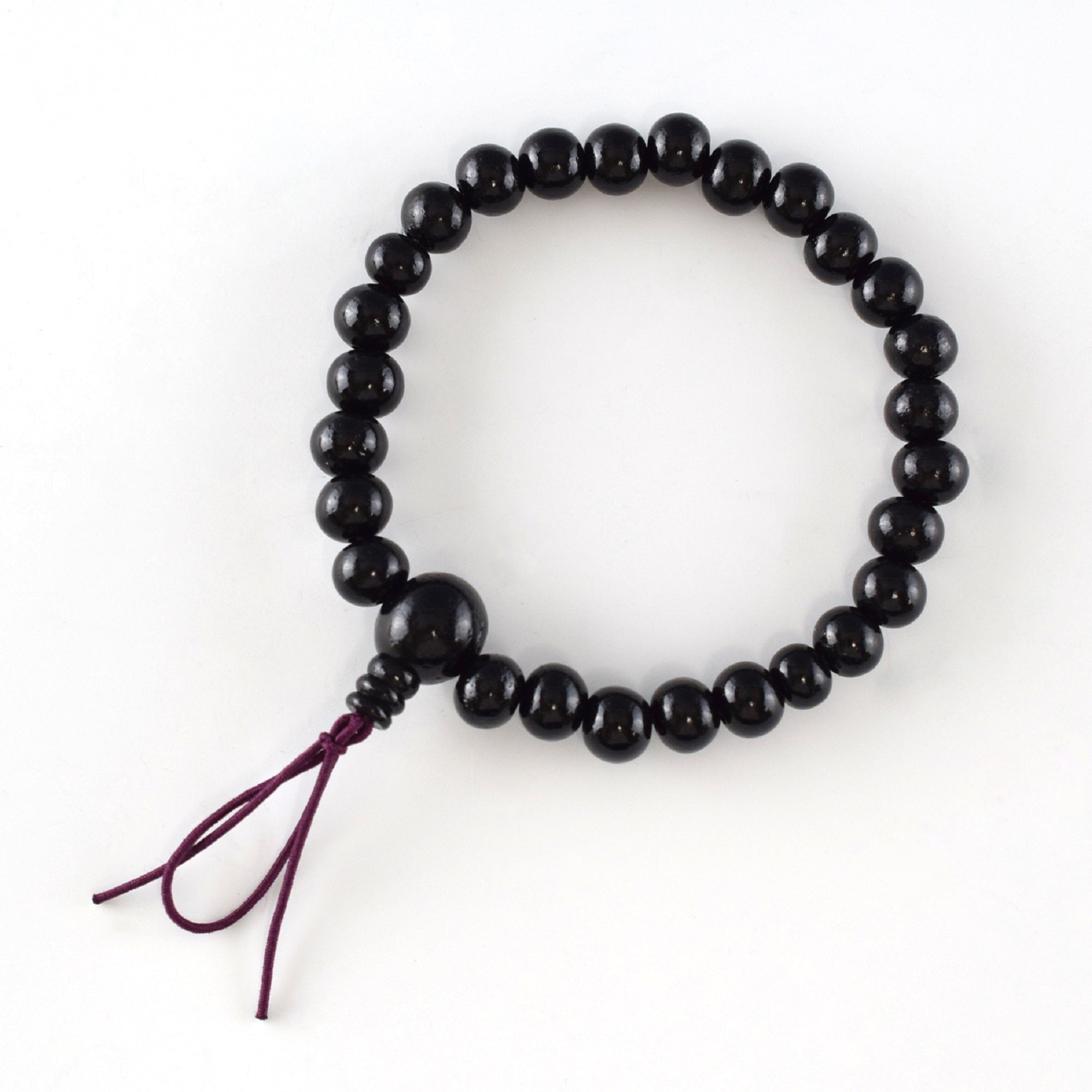 8mm / 10mm Kokutan Ebony Bracelet - 京都あさひ屋－Kyoto Asahiya