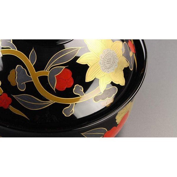 Japanese Antique Lacquered Wooden Bowl - Heian Zohiko