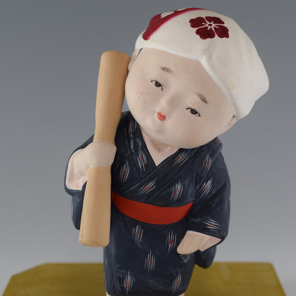 Japanese Doll Ceramic Figurine