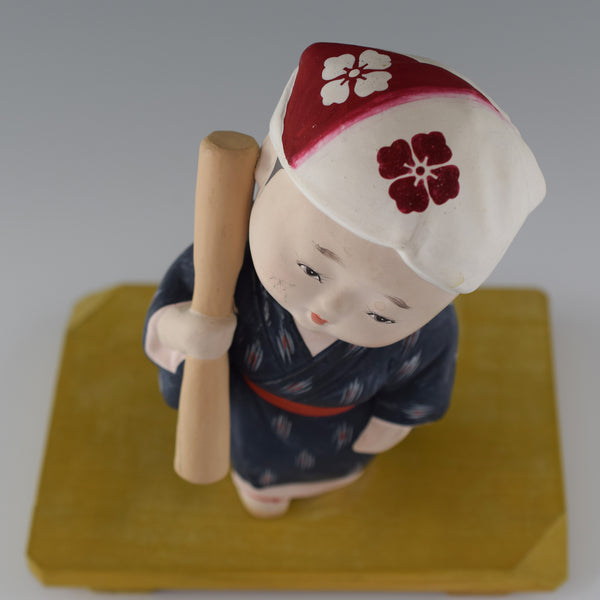 Japanese Doll Ceramic Figurine