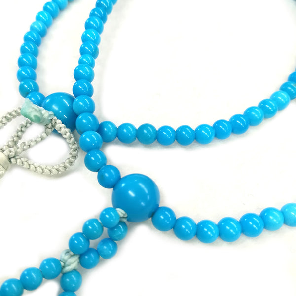 Jōdo Shinshū 5mm Turquoise Juzu Prayer beads