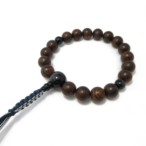 Kotan Tiger Rosewood & Blue Tiger Eye Juzu Prayer beads