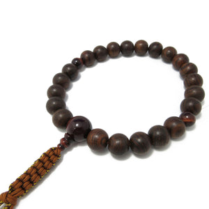 Kotan Tiger Rosewood & Red Tiger Eye Juzu Prayer beads