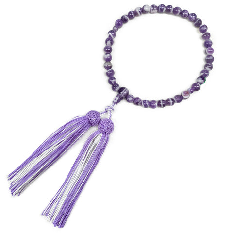 Purple Quartz Amethyst Juzu Prayer beads