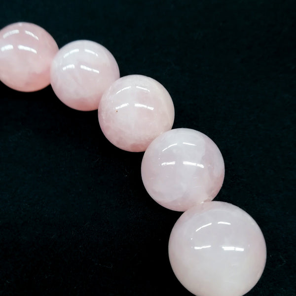 Rose Quartz & White Agate Juzu Prayer beads