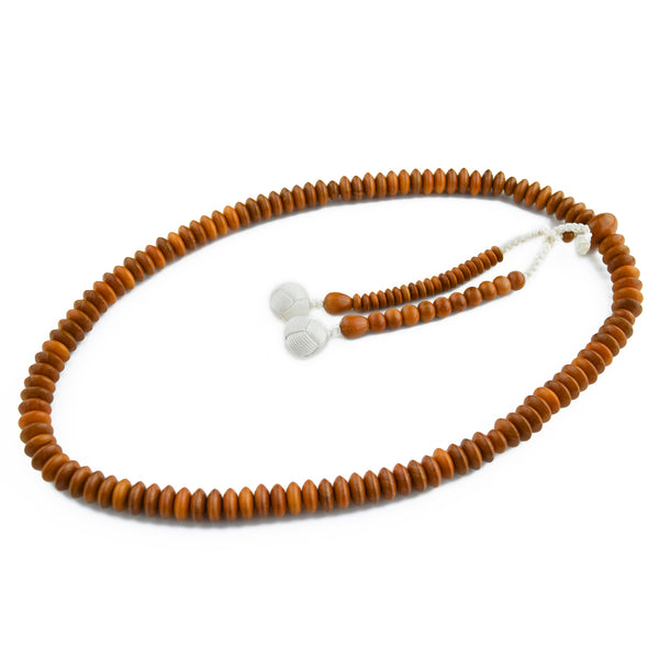 Tendai Ohira Plum wood Juzu Prayer beads 24cm
