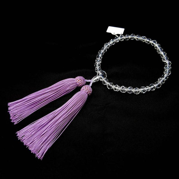 Cut Crystal Juzu Prayer beads Purple